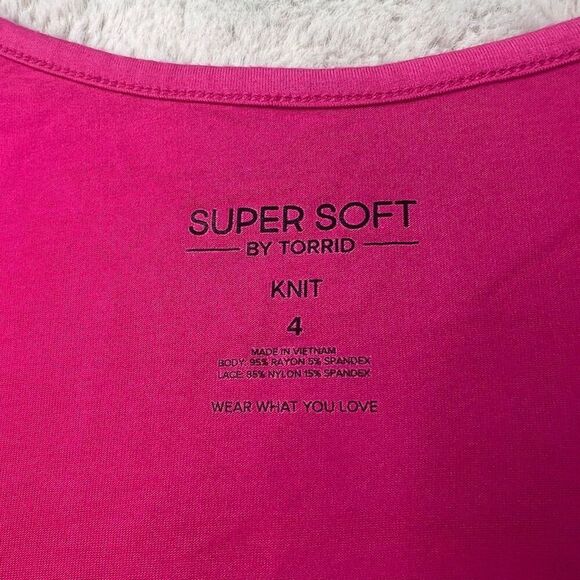 Torrid Lot of 2 Tops Blouses Plus Size 4X Womens Shirts Floral Polka Dot Sheer - Picture 4 of 13